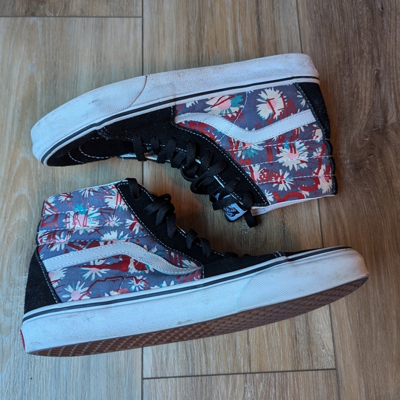 Vans high top SK8-HI floral pattern sneakers - Picture 4 of 8